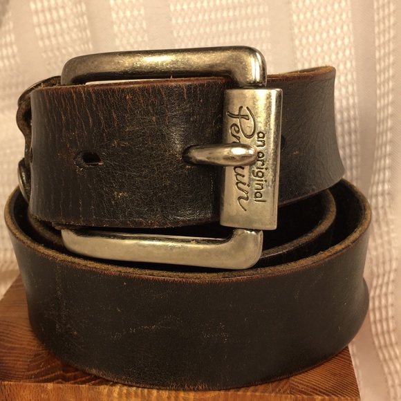 Original Penguin Other - Penguin original vintage distressed leather belt